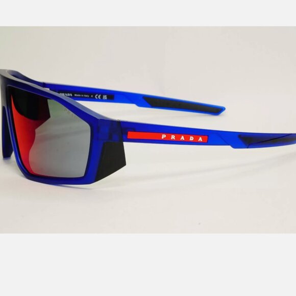 Prada Blue Mirror 67mm Mens Sunglasses Box - Picture 3 of 5